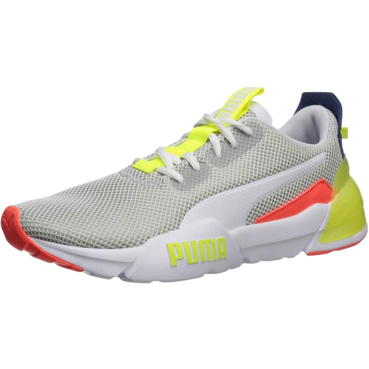 Puma - Men`s Cell Phase Sneaker Shoe White/galaxy Blue/yellow Alert 10 M - Puma White-galaxy Blue-yellow Alert