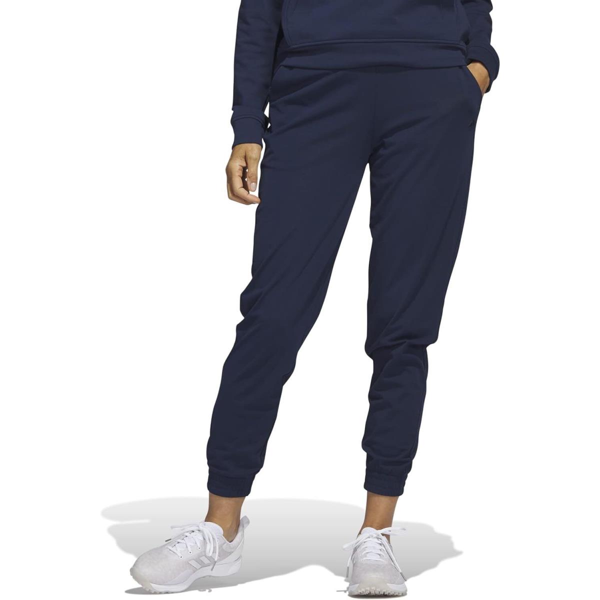 Adidas Women`s Go-to Golf Jogger Small Collegiate Navy