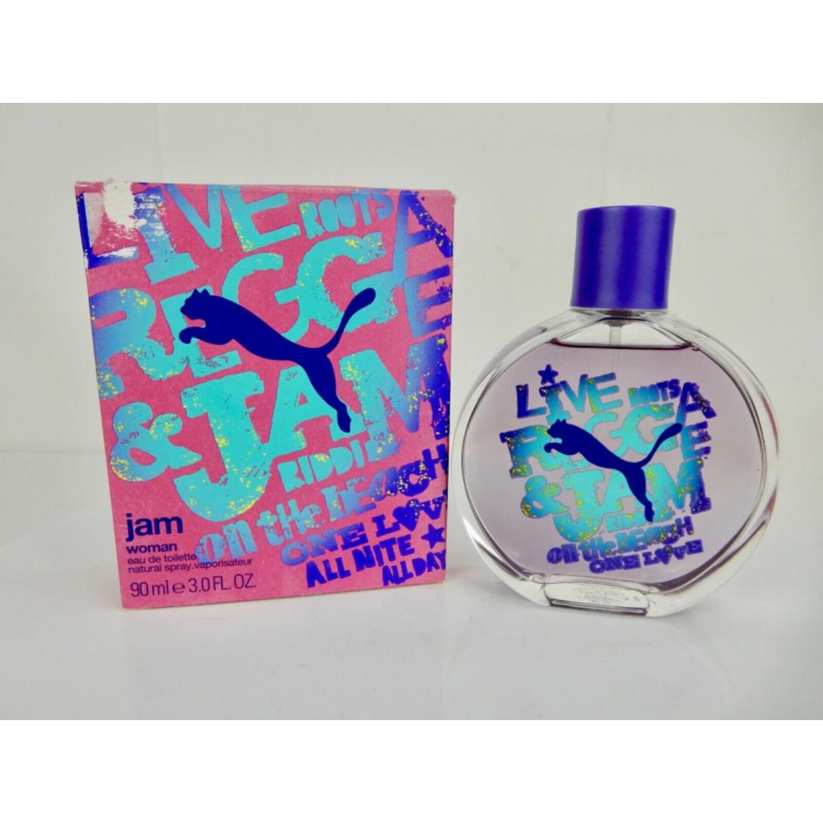 Puma Jam For Women Edt Spray 3 OZ IN SD Box Rare