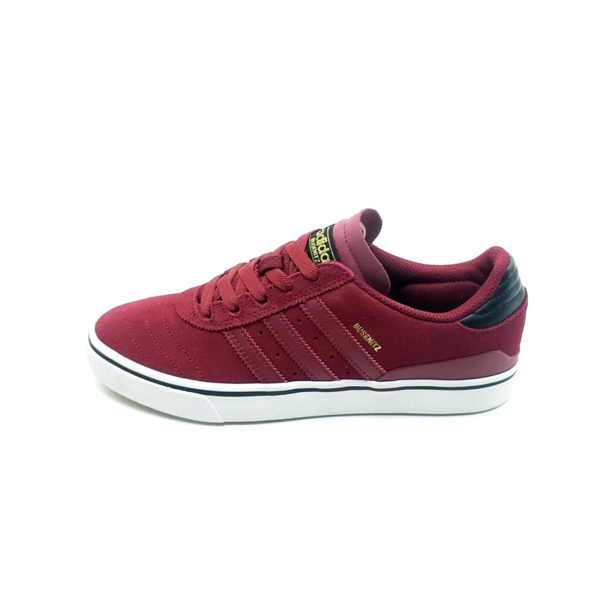 Adidas Busenitz Vulc Shoes Burgundy Suede Mens US 8 - Red