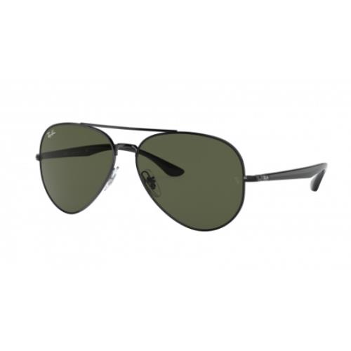 Ray-ban RB3675 Aviator Sunglasses Black/green Polarized 58 mm