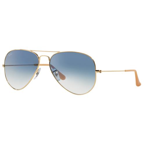 Ray-ban Aviator Gold l Light Blue Gradient RB3025 001/3F 62mm