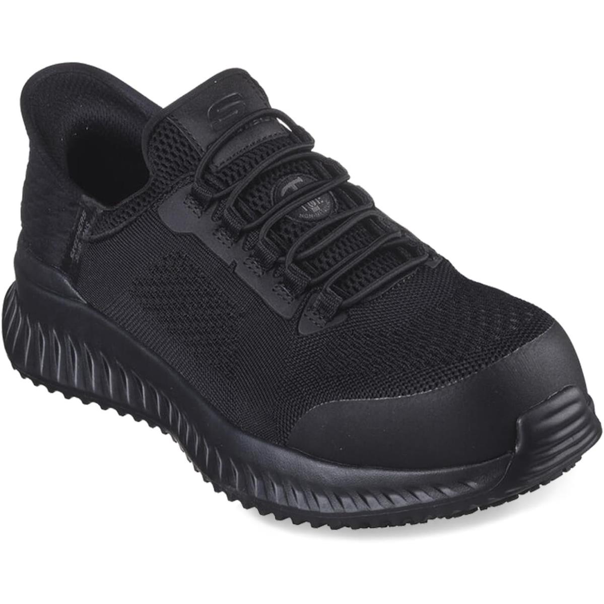 Skechers Men`s Hands Free Slip-ins Tilido Fletchit Comp Toe Construction Shoe