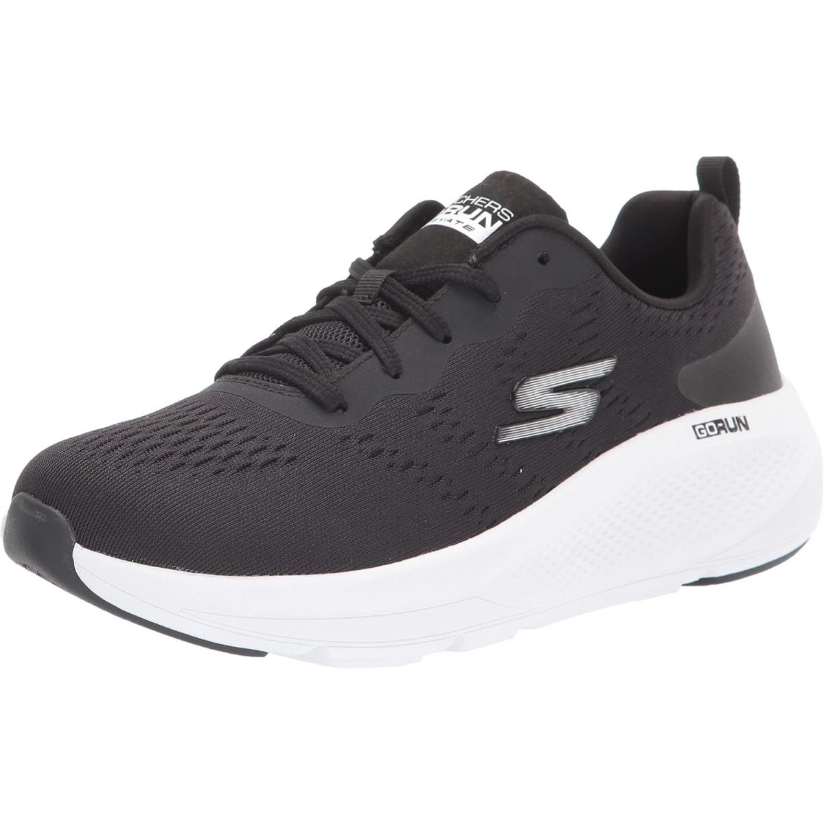 Skechers Women`s GO Run Elevate - Quick Stride Running Shoe Black