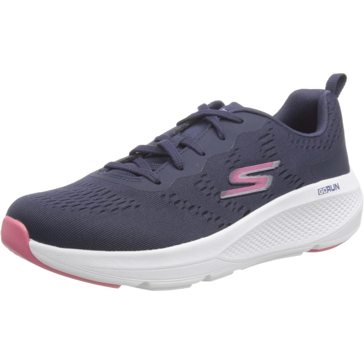 Skechers Women`s GO Run Elevate - Quick Stride Running Shoe Navy