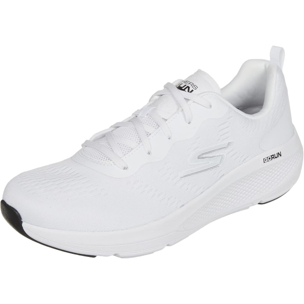 Skechers Women`s GO Run Elevate - Quick Stride Running Shoe White