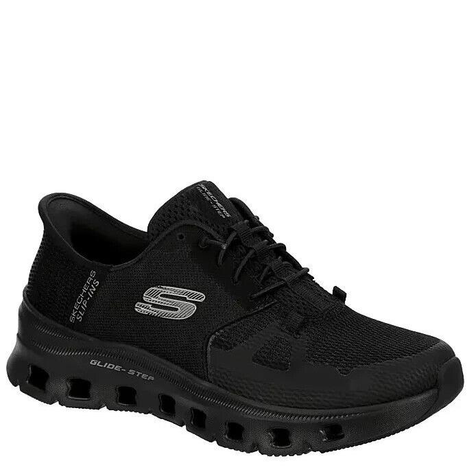 Skechers Womens Slip-ins Glide Step Pro Running Walking Black