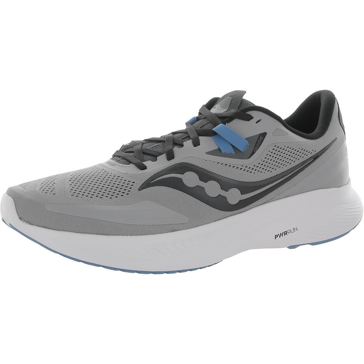 Saucony Mens Guide 15 Gray Running Shoes Sneakers 11.5 Medium D Bhfo 6697