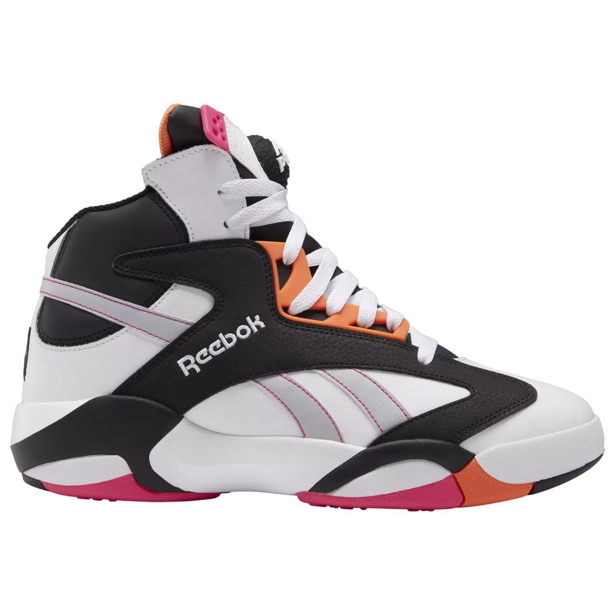 Reebok Mens Shaq Attaq Basketball Shoes HR0500 - FTWHT/BLACK/CDGRY2