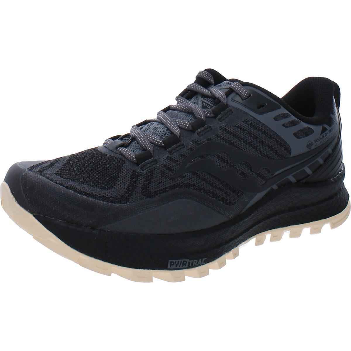 Saucony Womens Xodus 11 Black Running Shoes Sneakers 10 Medium B M Bhfo 3469