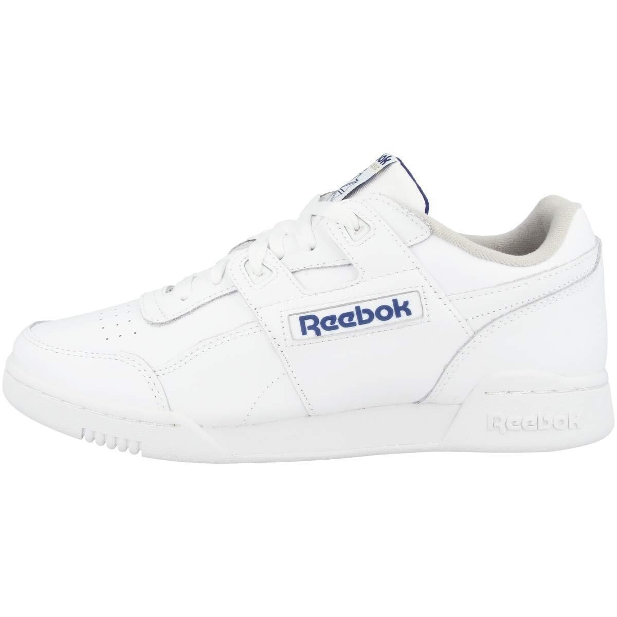 Reebok Men Workout Plus Sneaker White/royal Blue 2759 - White/Royal