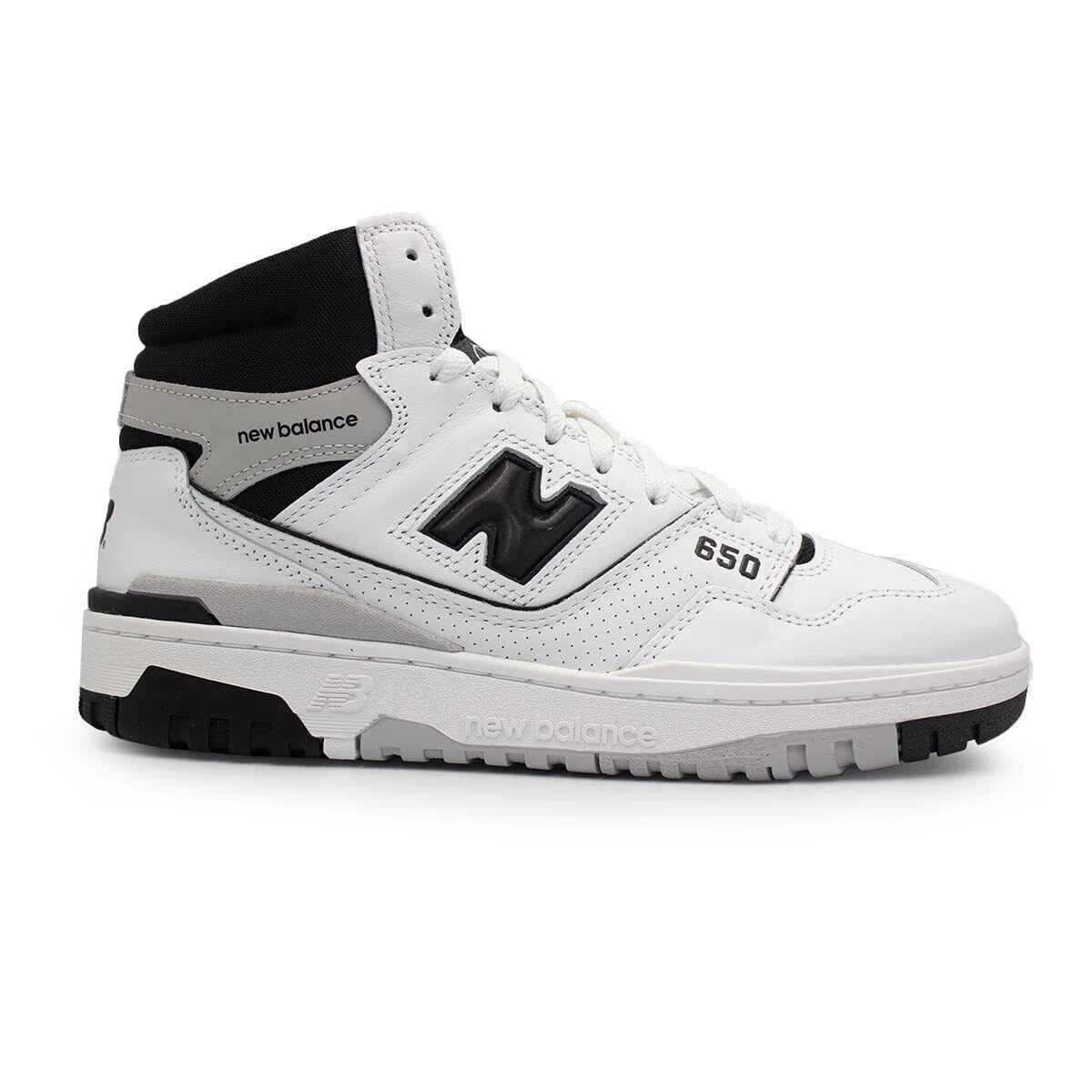 New Balance Men 650R Lifestyle Sneaker White Black BB650RCE - White Black