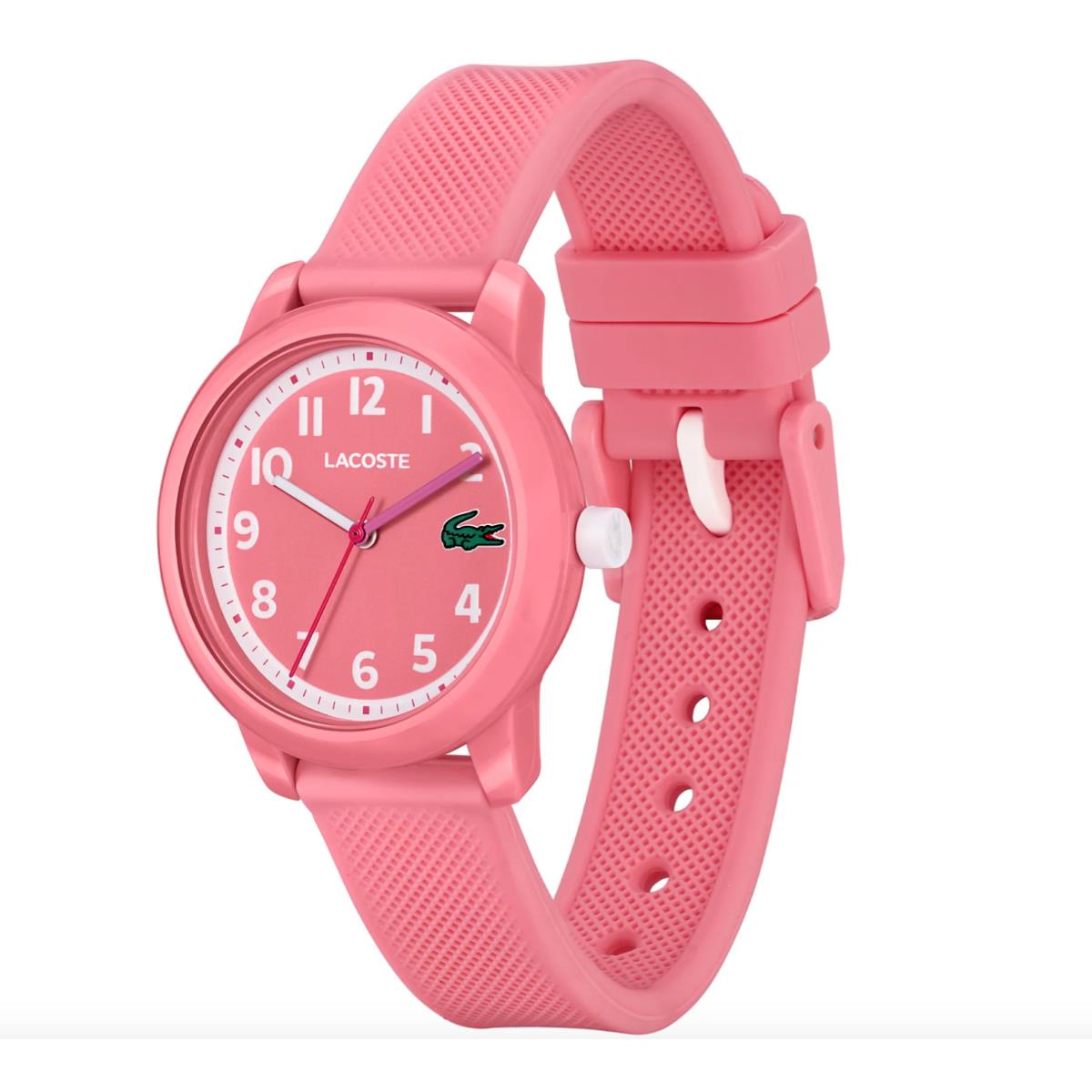 Lacoste Kids L12.12 2030040 Pink Silicone Strap Watch 32 MM