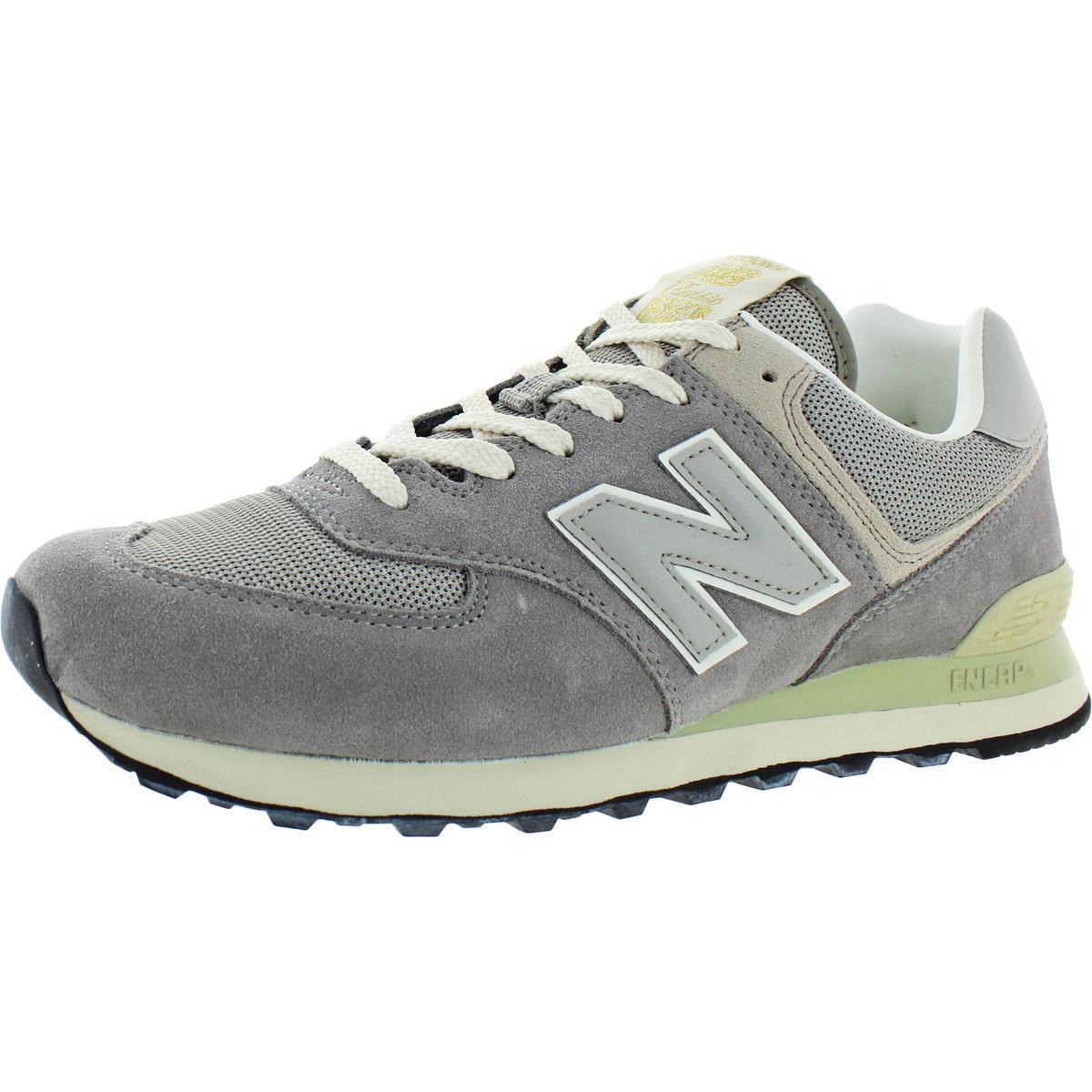 New Balance Mens 574 Gray Trainers Sneakers Shoes 8.5 Medium D Bhfo 6416