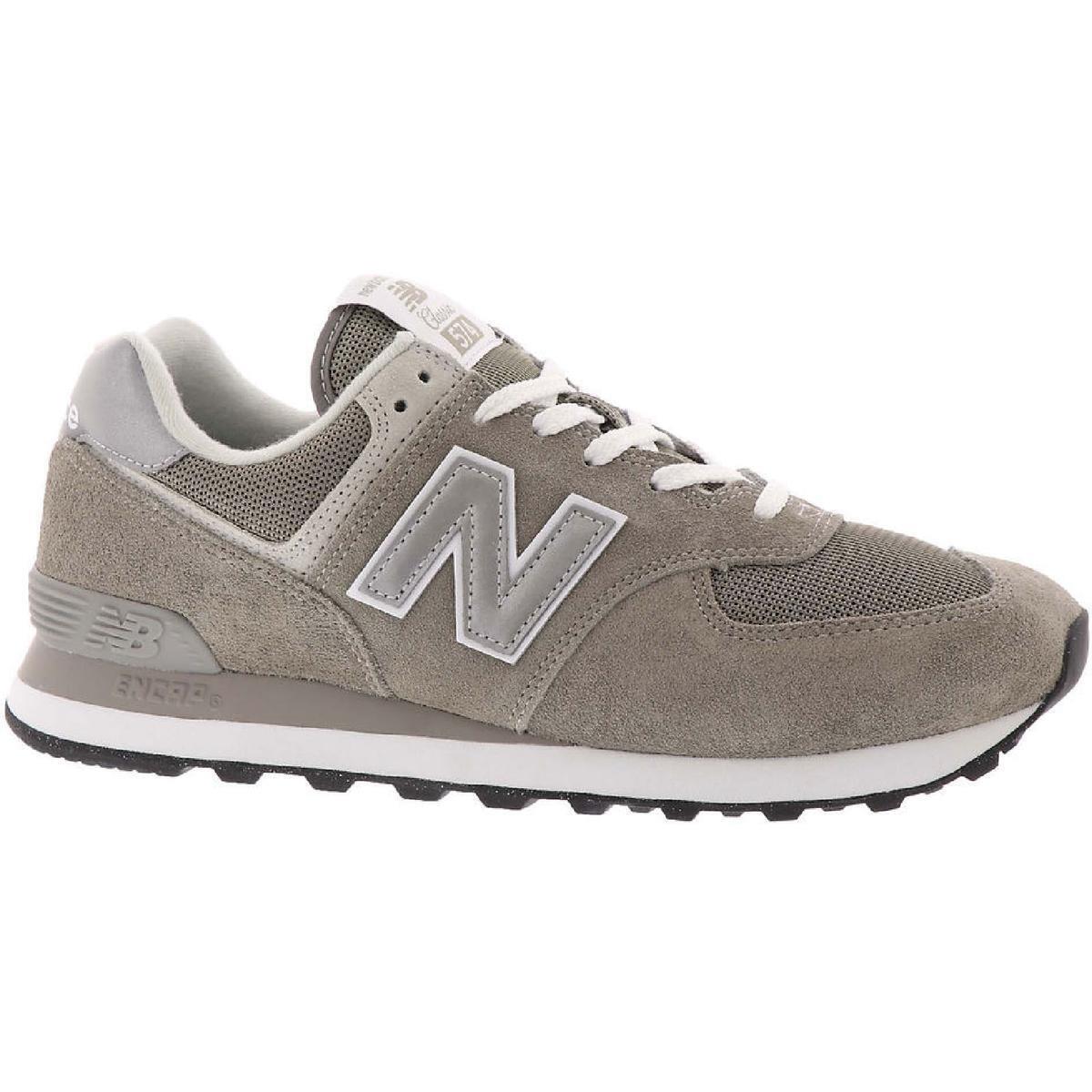 New Balance Womens 574 Gray Athletic and Training Shoes 6.5 Medium B M 6216