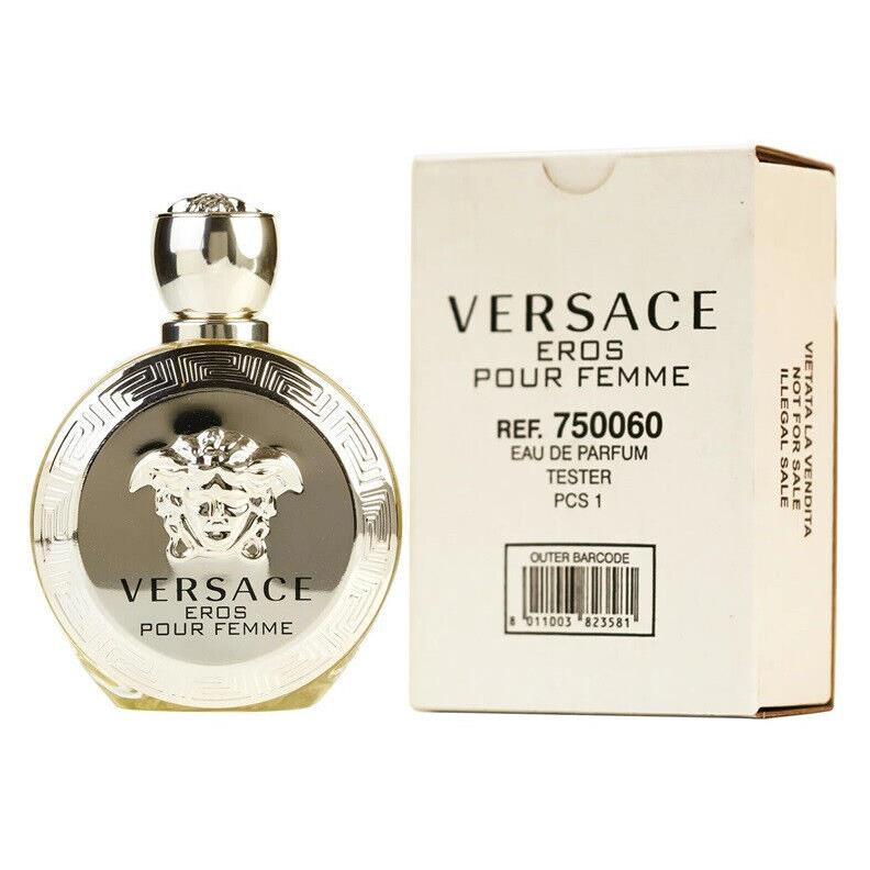 Versace Eros Pour Femme Women 3.4 oz 100 ml Eau De Parfum Spray Same As Photo