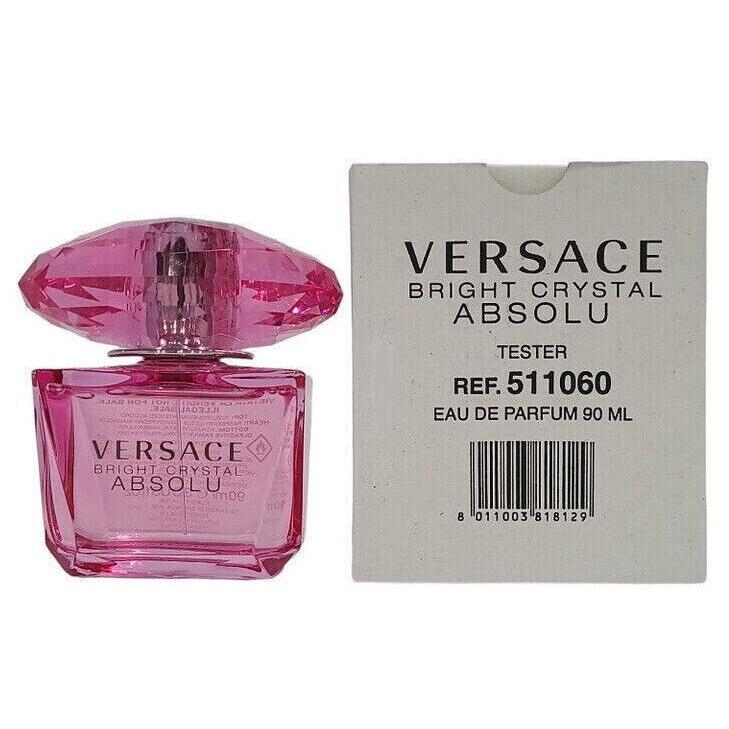 Versace Bright Crystal Absolu Women 3.0 3 oz 90ml Eau De Parfum Spray Same Photo