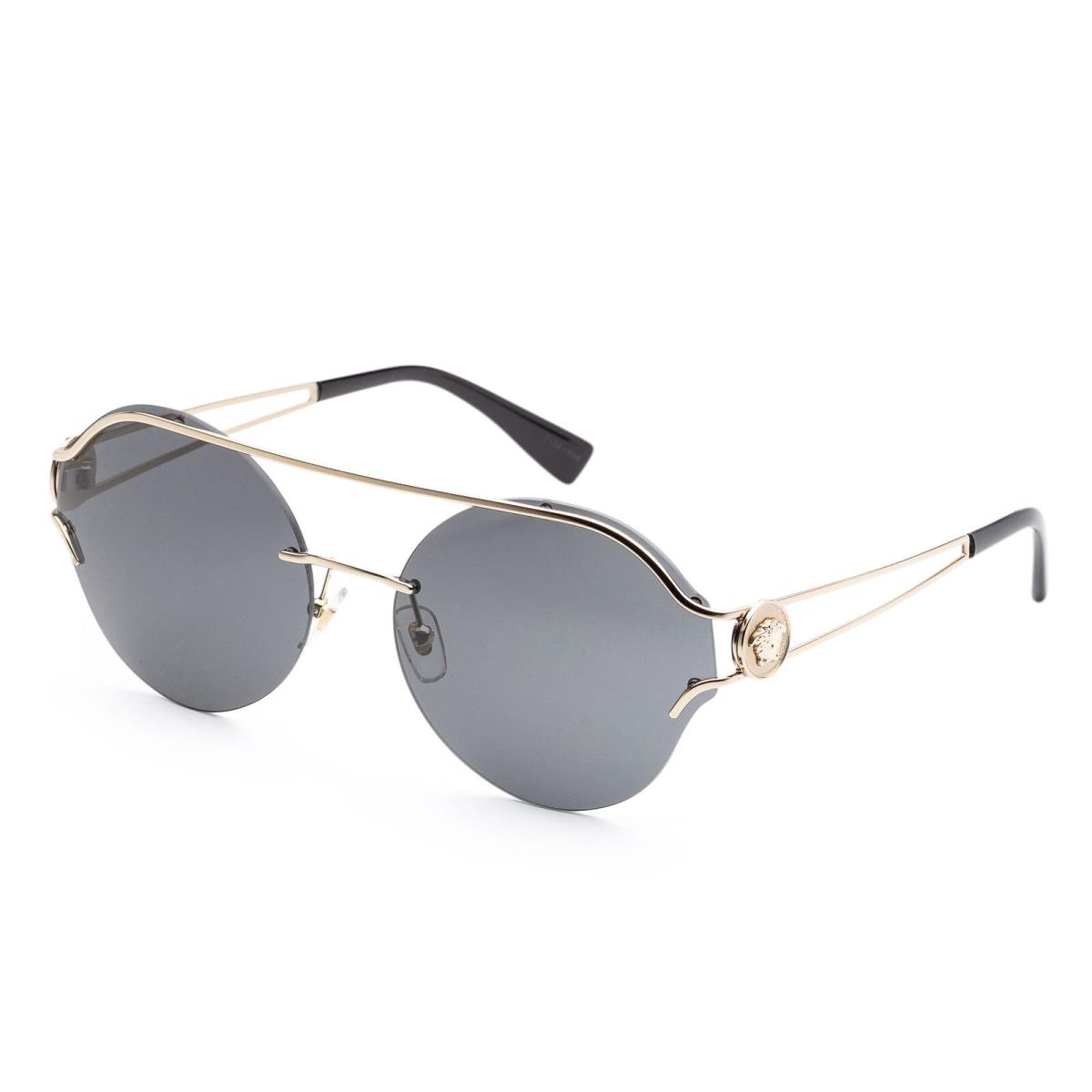 Versace VE2184-12528761 Women`s 61mm Pale Gold Sunglasses