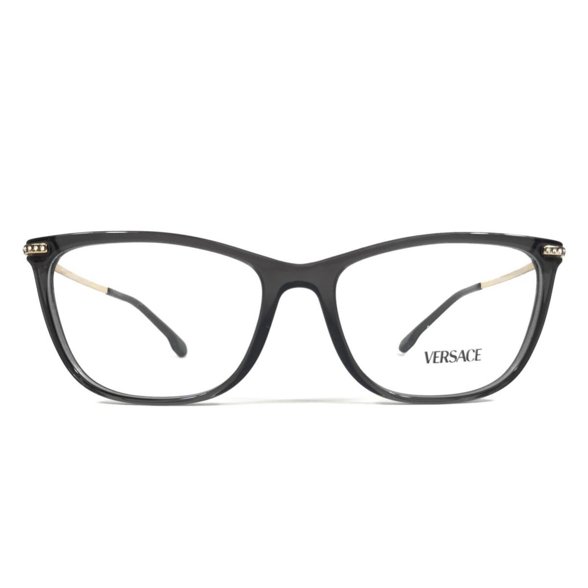 Versace Eyeglasses Frame MOD.3274-B 5483 Transparent Gray Gold Cat Eye 54-16-140