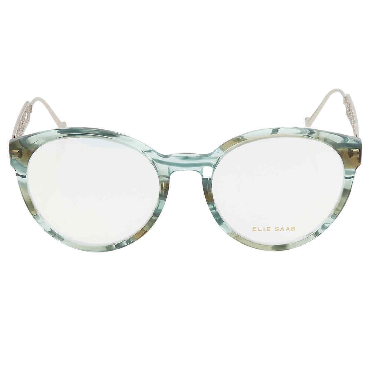 Elie Saab Demo Round Ladies Eyeglasses ES 075 1ED 51 ES 075 1ED 51