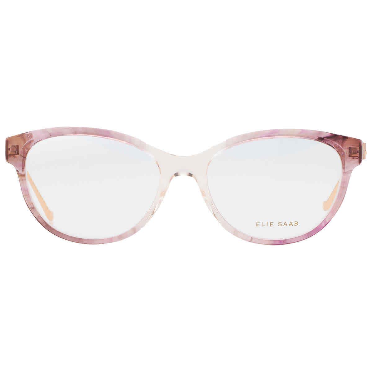 Elie Saab Demo Cat Eye Ladies Eyeglasses ES 073 35J 52 ES 073 35J 52