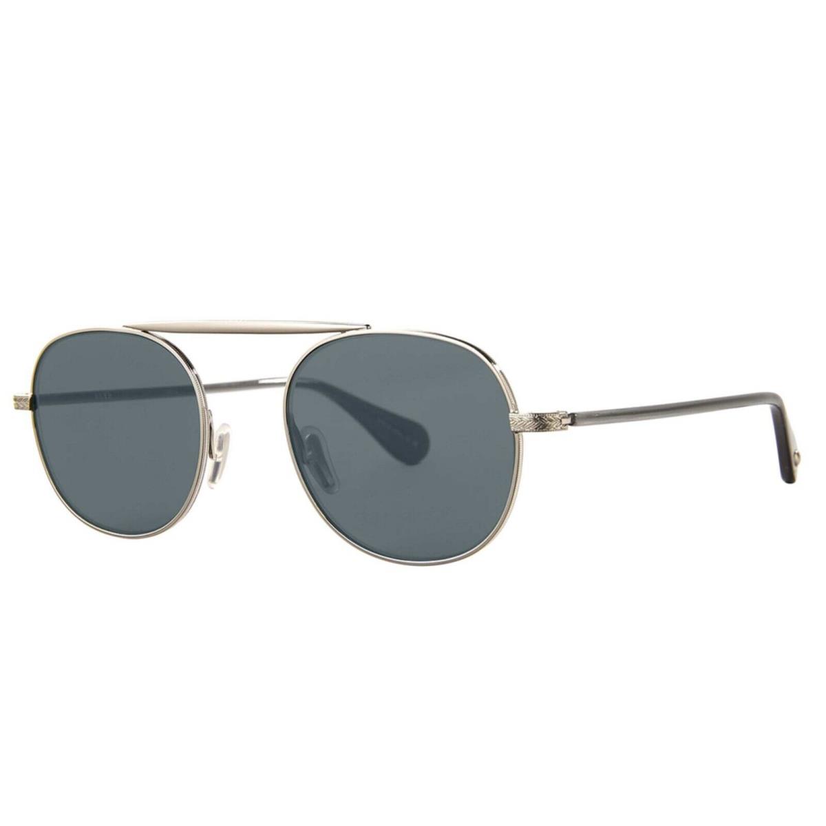 Garrett Leight Van Buren II Sun Silver Flat/pure Blue Smoke Sv-sgy Sunglasses