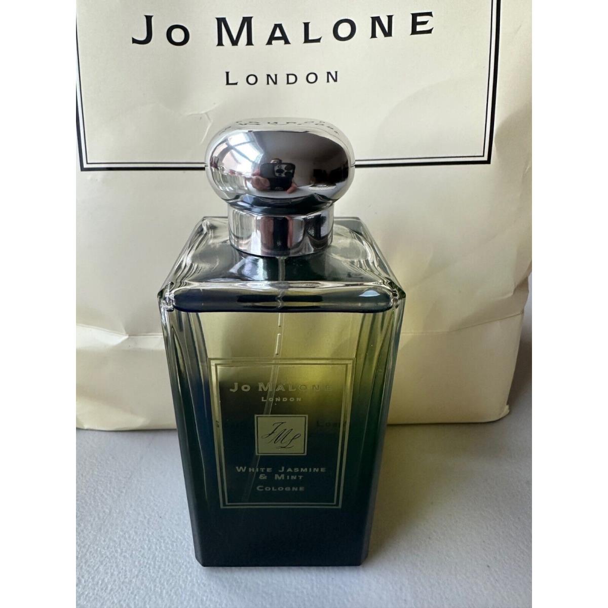 Jo Malone Perfume Full Size Htf Please Pick White Jasmine & Mint 3.4OZ Green Bottle