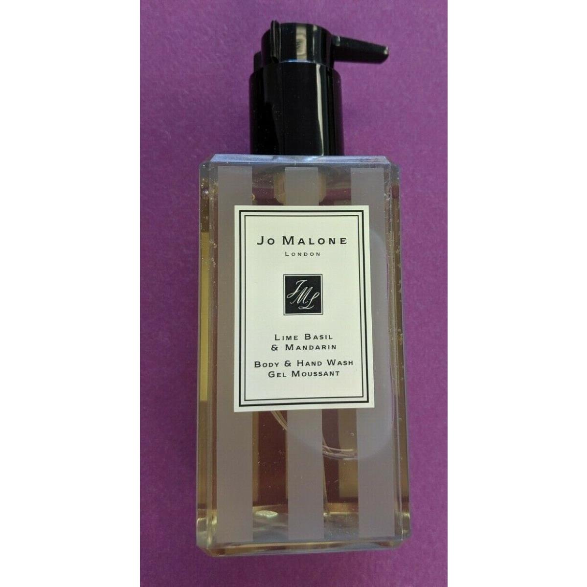 Jo Malone Lime Basil Mandarin Body Hand Wash with Pump 8.5oz/250ml Full