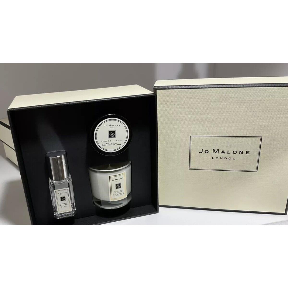 Jo Malone Mini Luxuries Collection Gift Set 3 Items Cologne Body Cream Candle