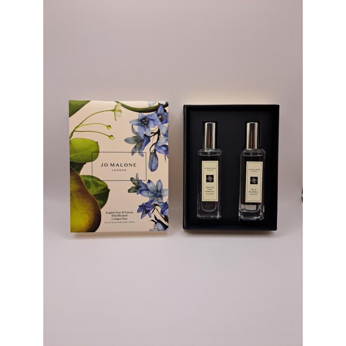 Jo Malone English Pear Freesia Wild Bluebell Cologne Duo 1oz Each