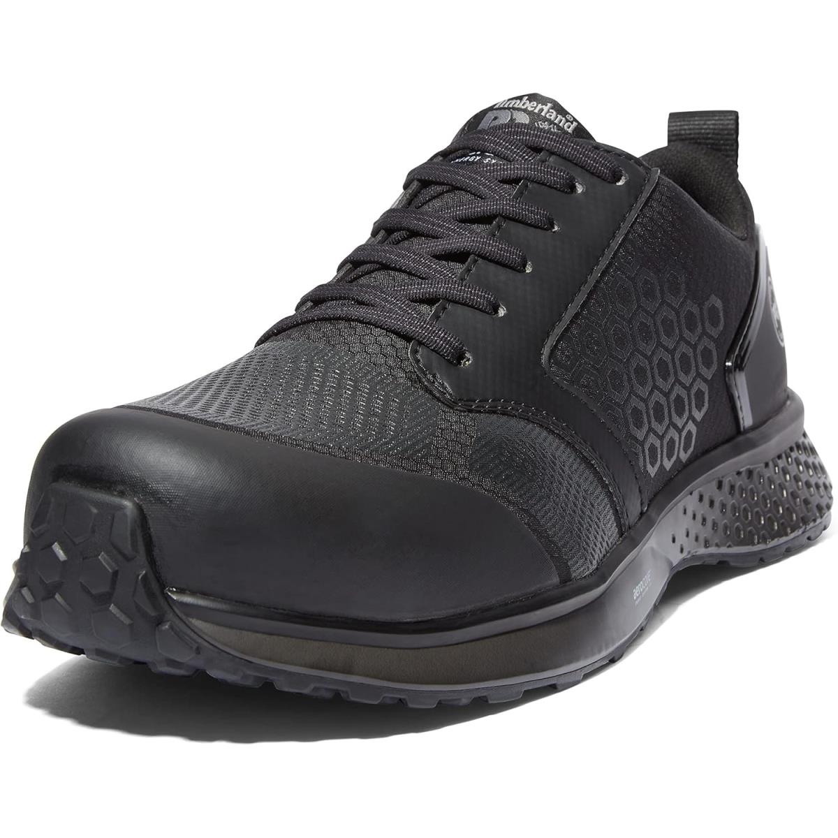 Timberland Pro Men`s Reaxion Composite Safety Toe Industrial Athletic Work Shoe Black/Grey