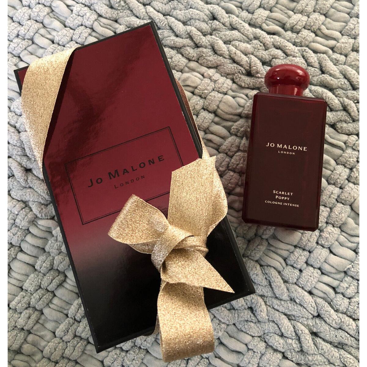 Jo Malone London 3.3 Oz. Scarlet Poppy Cologne Intense ly Fresh 2021 Box