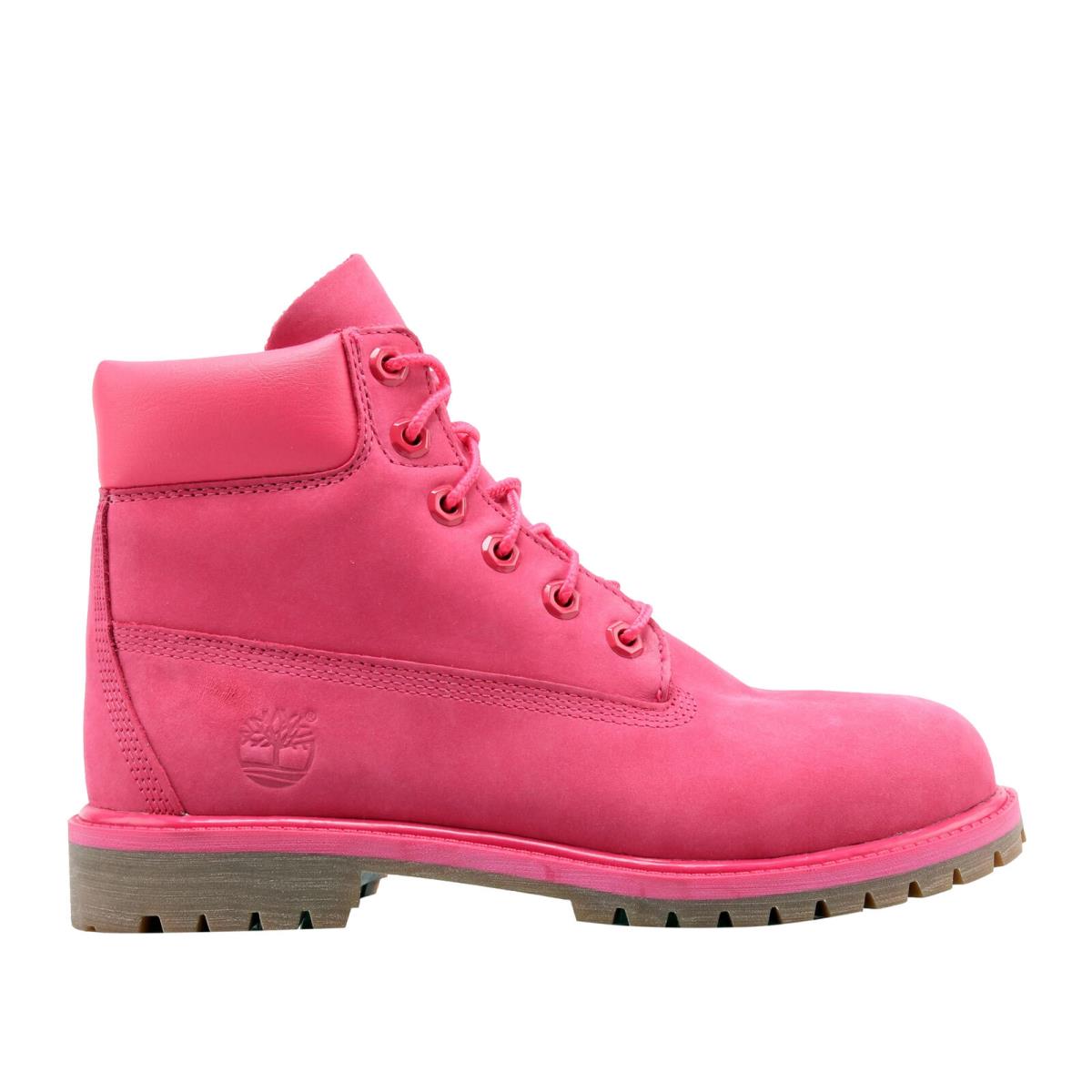 Big Kid`s Timberland 6 In. Boot Pink Nubuck TB0A1ODE H62 - 4.5