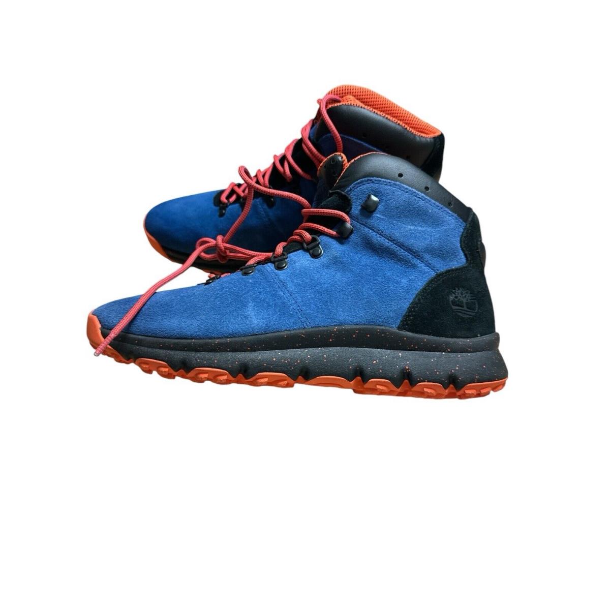 Timberland Trekking Boots 27Cm Blu Suede A2416 World Hiker Md EXU83 Us Size 11.5