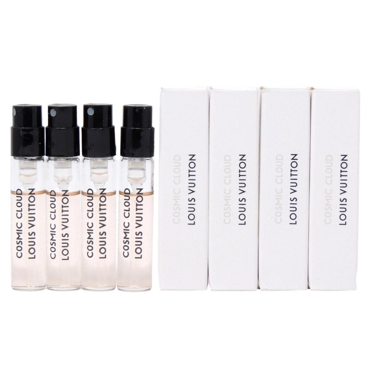 Louis Vuitton Cosmic Cloud 2.0ml .06fl oz x 4 Cologne Perfume Spray Samples