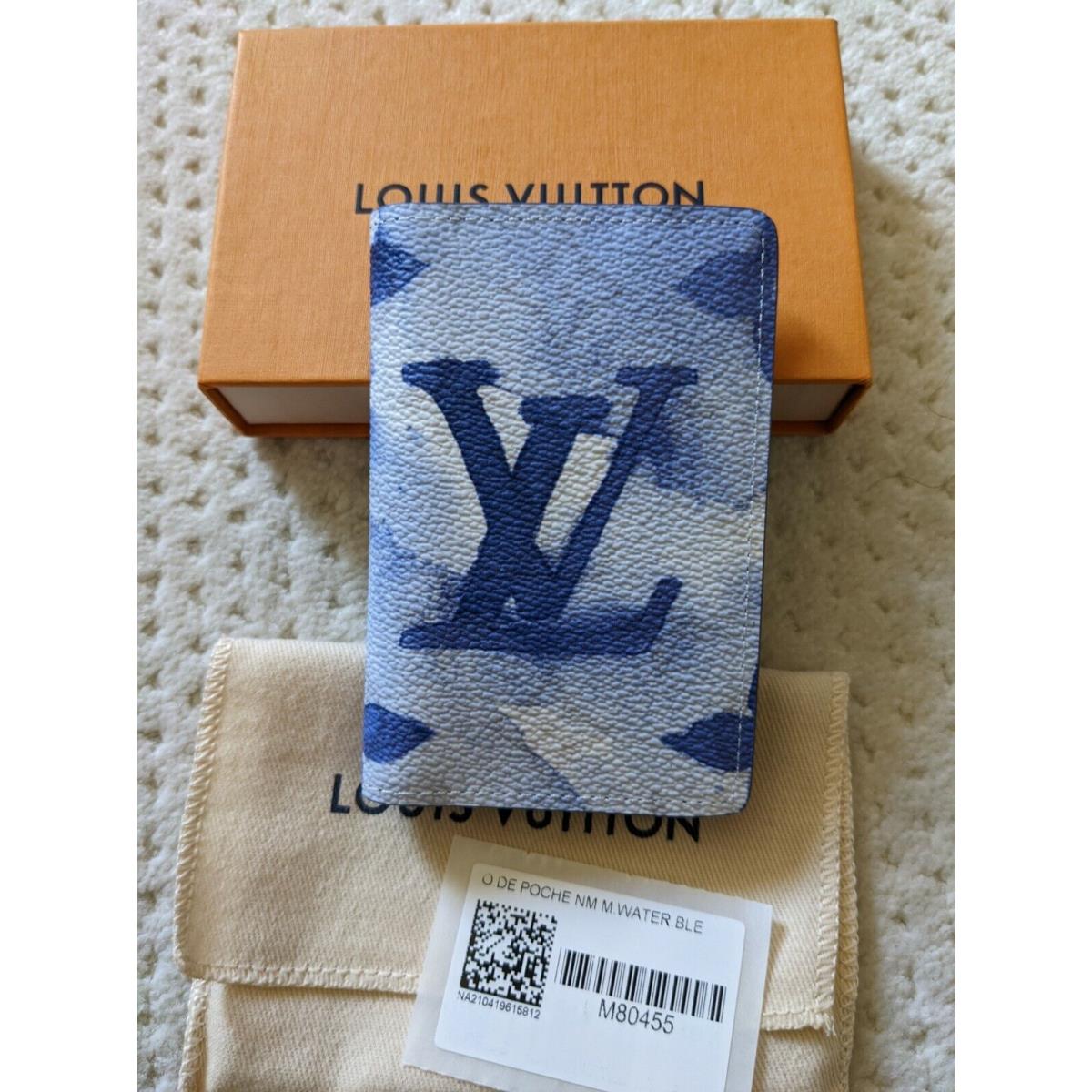 Louis Vuitton Blue Watercolor Abloh Pocket Organizer M80455