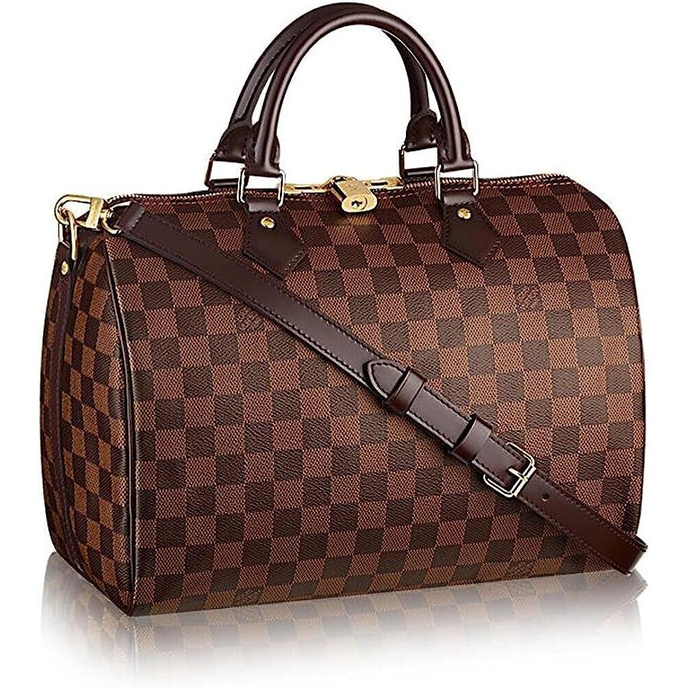 Louis Vuitton Damier Ebene Canvas N41367 Speedy Bandouli RE 30