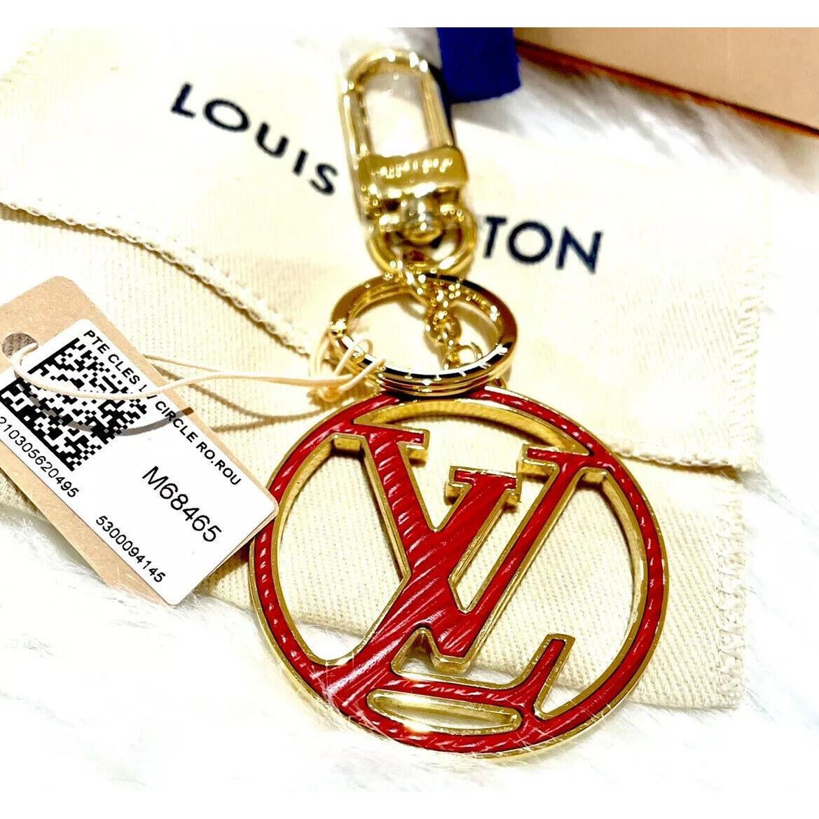 Louis Vuitton Bag Charm Circle Epi Charm and Key Holder. Box All Paperwork