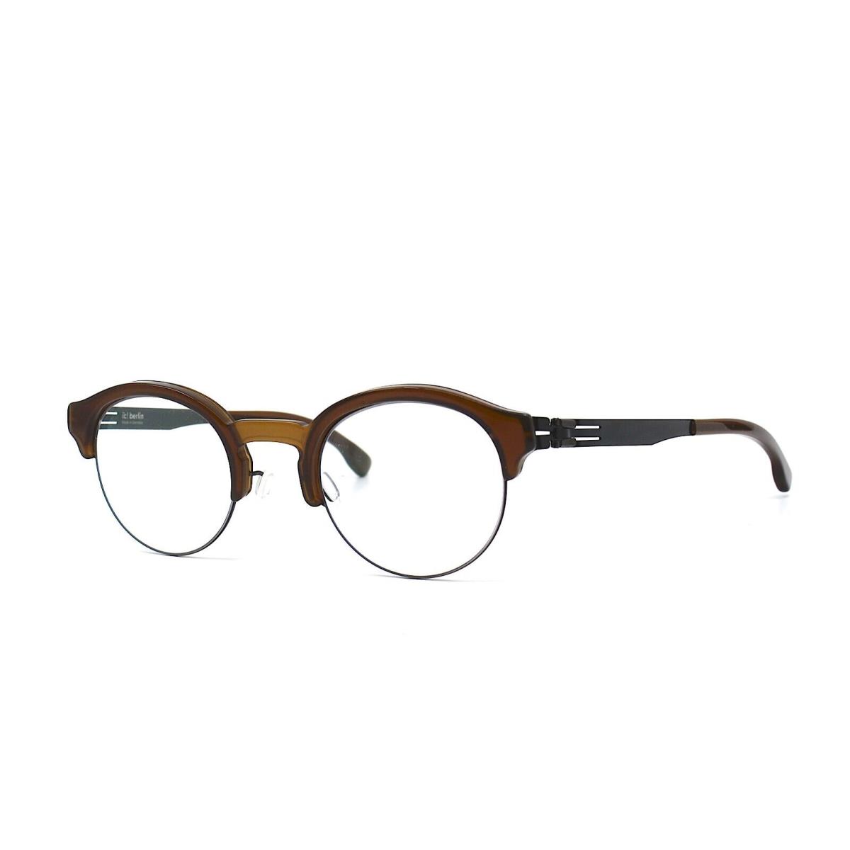 IC Berlin Dahlem Brown/gunmetal Eyeglasses Frame 48-23-145