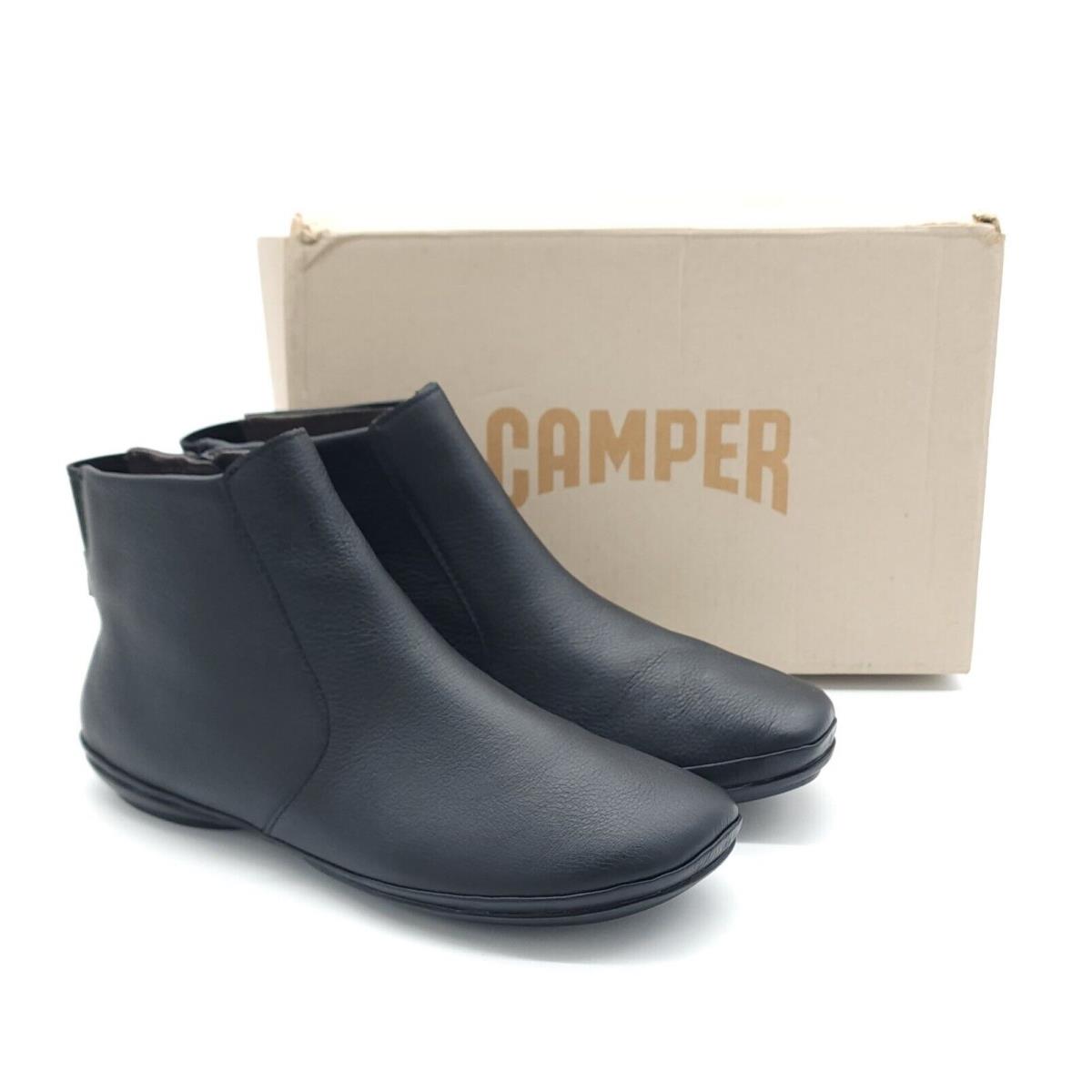 Camper Right Nina Women`s Black Leather Ankle Zip Boot Booties Size 8