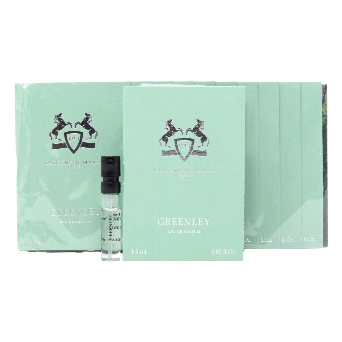 Pdm Parfums DE Marly Greenley Edp 1.5ml .05fl oz x 10 Cologne Perfume Samples