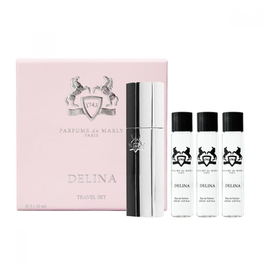 Parfums De Marly Ladies Delina Travel Set 3 x 0.34 oz Edp Fragrances