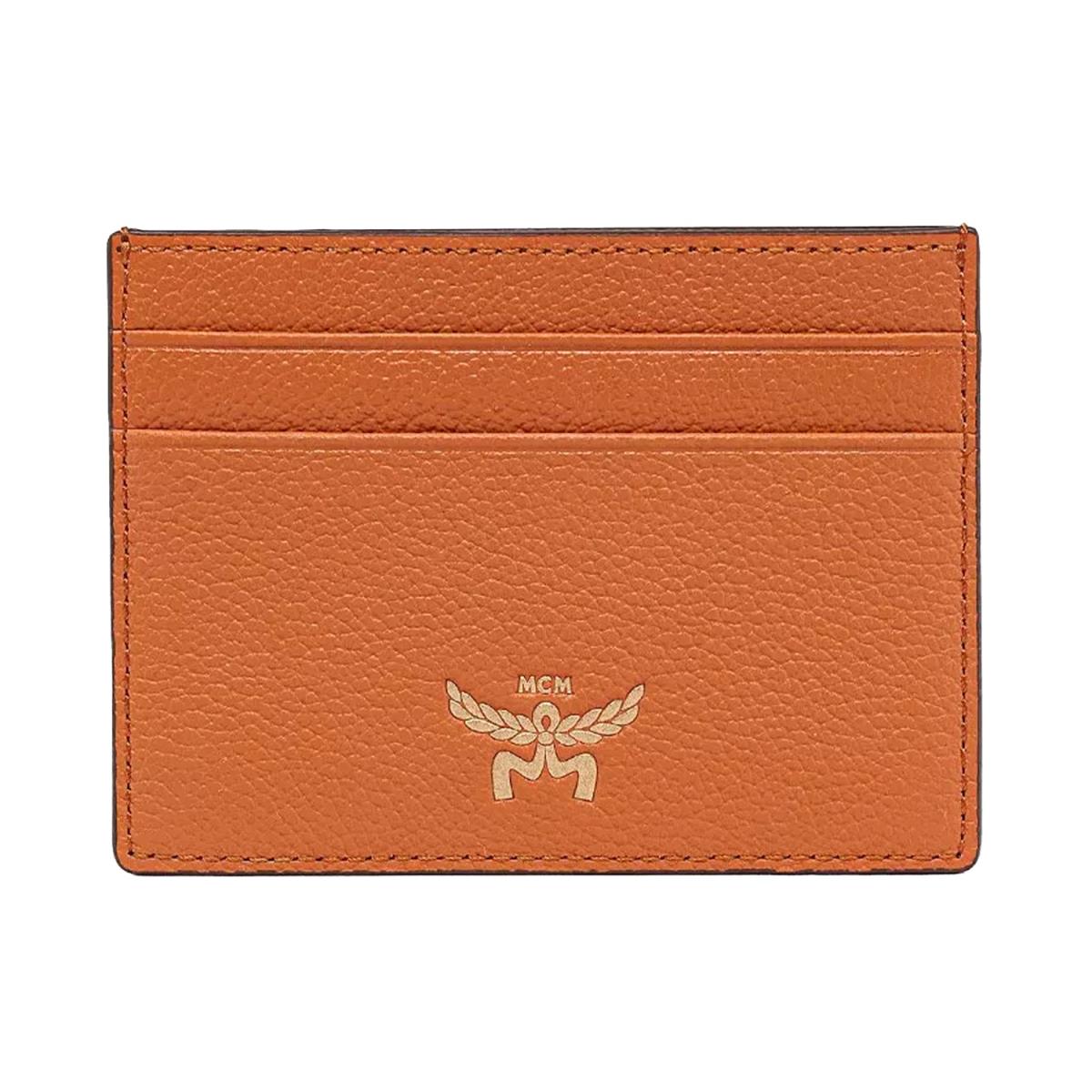 Mcm Mini Himmel Card Case in Embossed Leather 0224