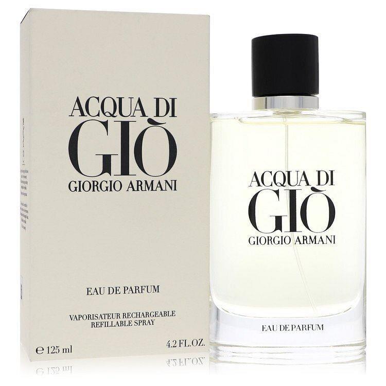 Acqua Di Gio by Giorgio Armani Eau De Parfum Refillable Spray 4.2 oz Men