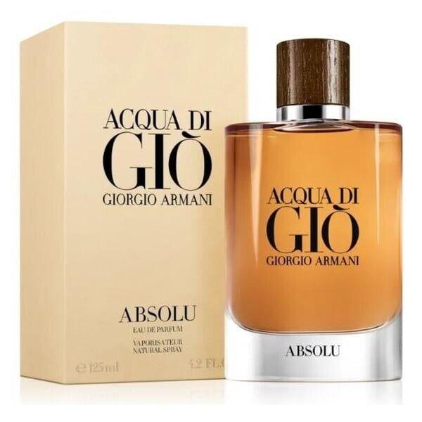 Men Acqua Di Gio Absolu By  4.2 OZ/125 ML Edp Spray by Giorgio Armani