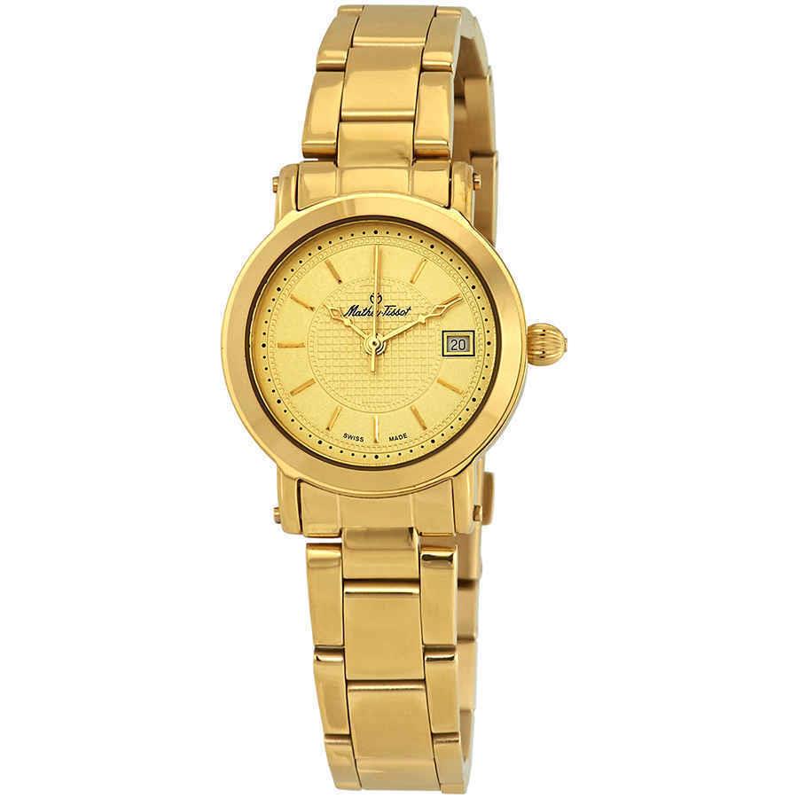 Mathey-tissot City Gold Dial Ladies Watch D31186MPDI