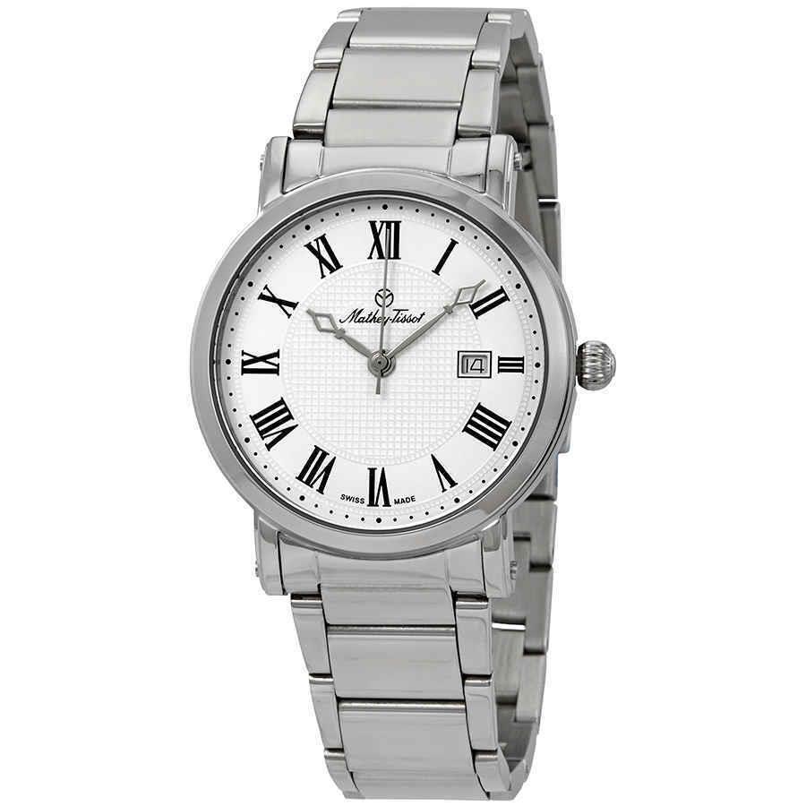 Mathey-tissot City White Dial Men`s Watch H611251MABR