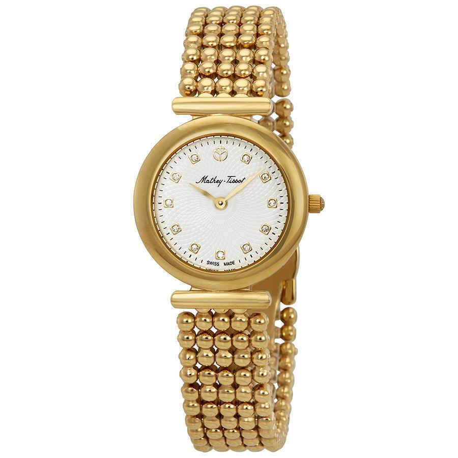 Mathey-tissot Allure Crystal White Dial Ladies Watch D539PI