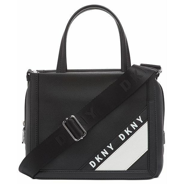 Dkny V3305 Bond North South Tote Black Crossbody Purse