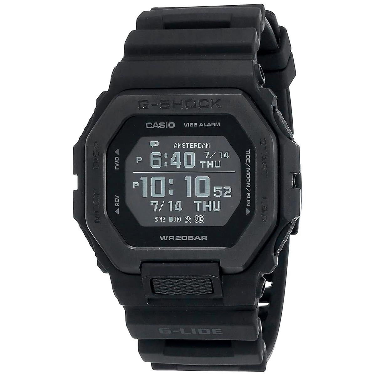 Casio GBX-100NS-1 Men`s G-shock Digital Dial Watch with Resin Strap - Black